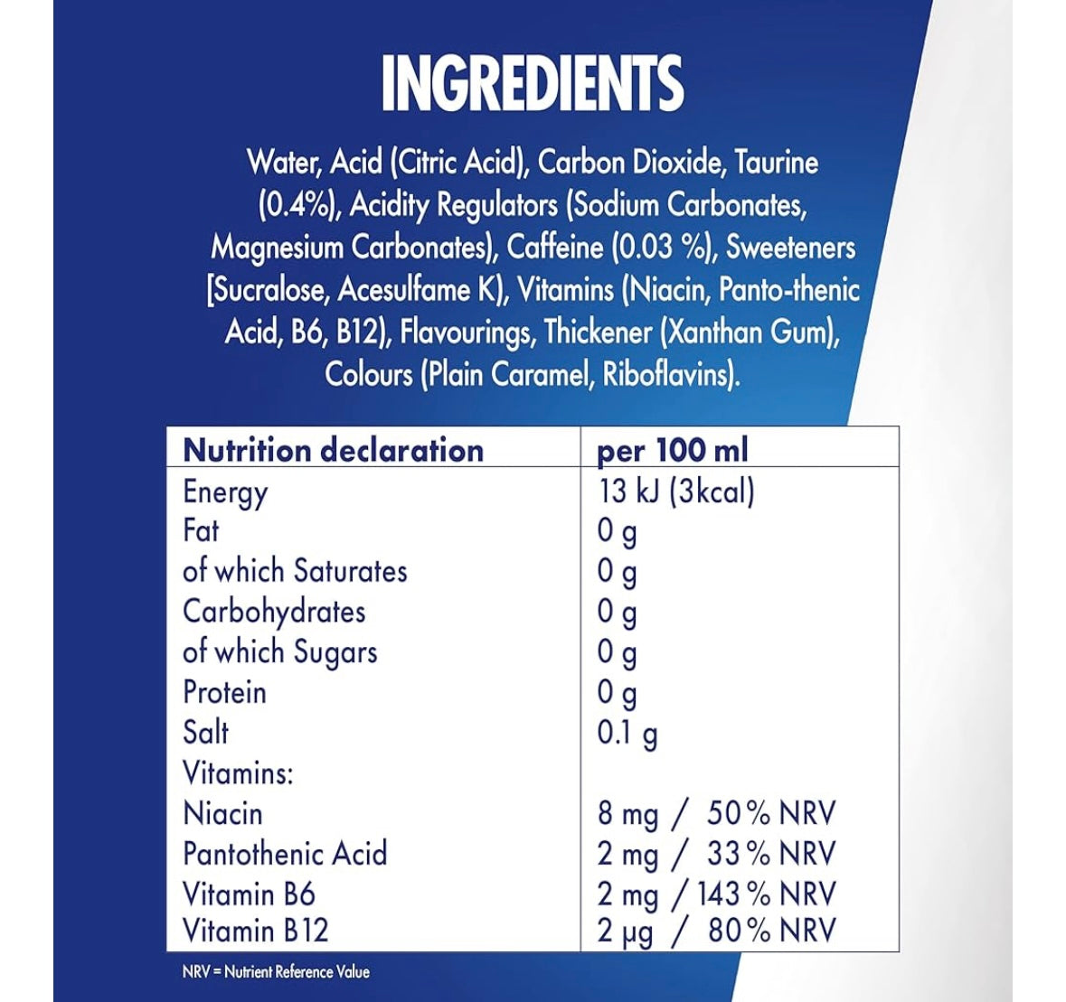 Sugar Free Red Bull (250ml)